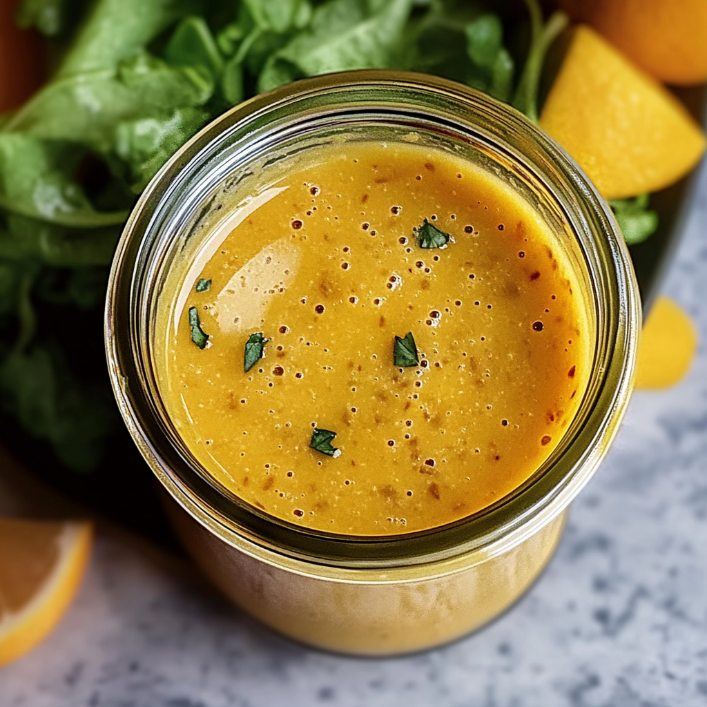 Recipe preparation for Honey Lemon Vinaigrette Salad Dressing