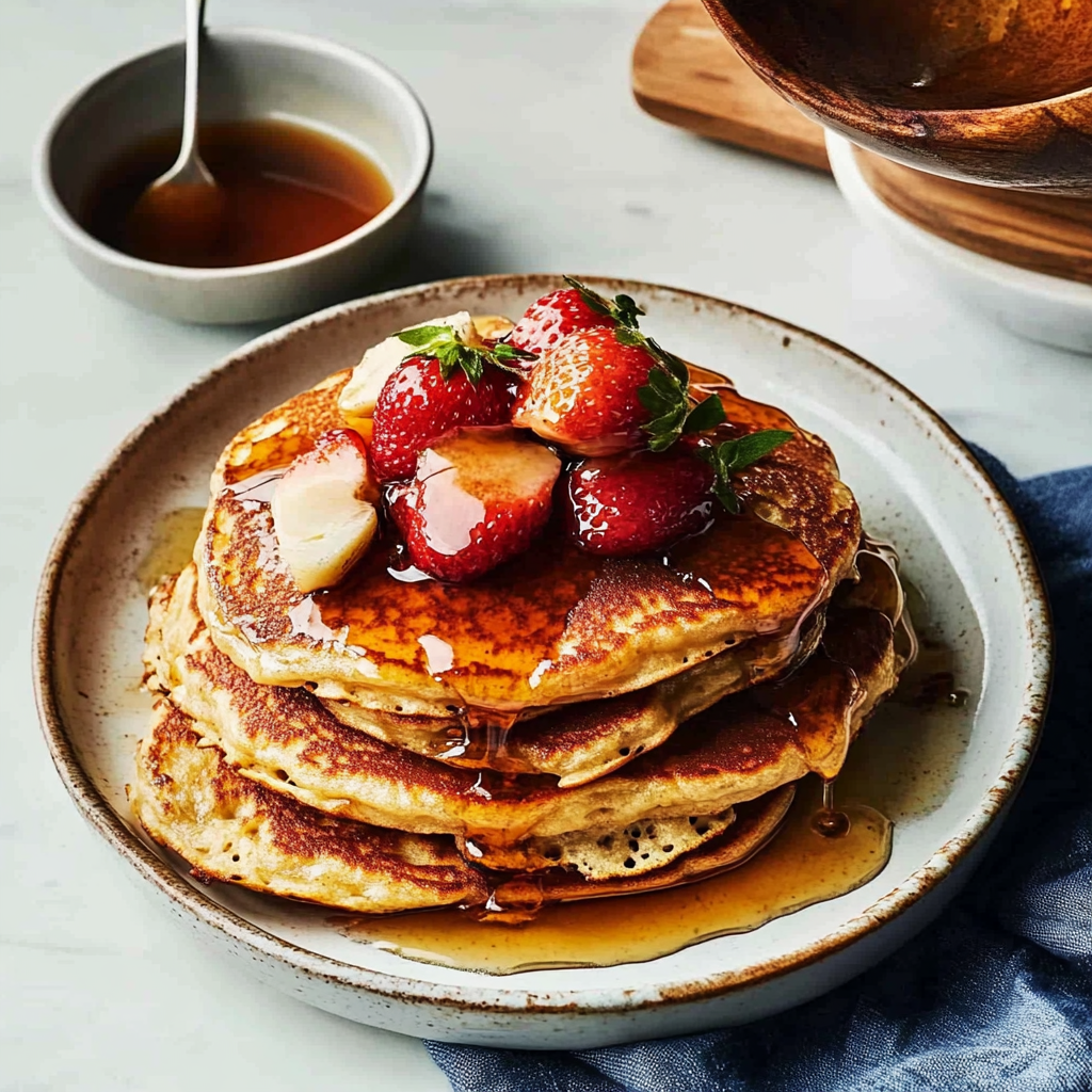Recipe preparation for Oatmeal Pancakes