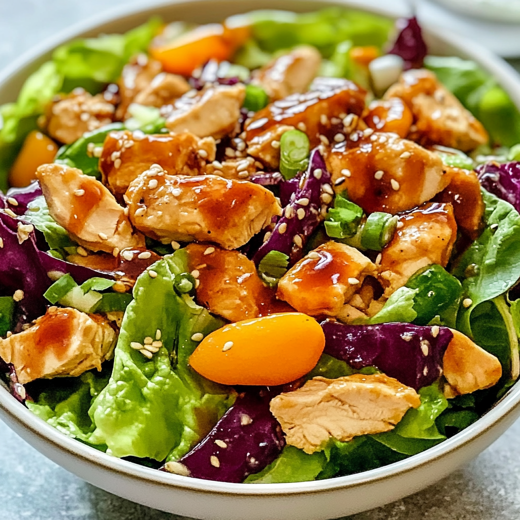 Recipe preparation for Mandarin Chicken Salad