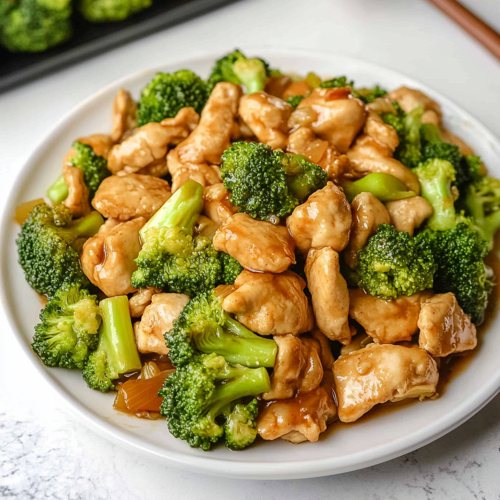 Recipe preparation for Chicken and Broccoli