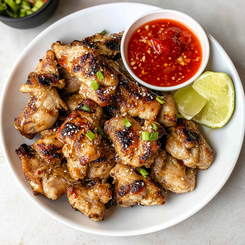 Recipe preparation for Lemongrass Chicken