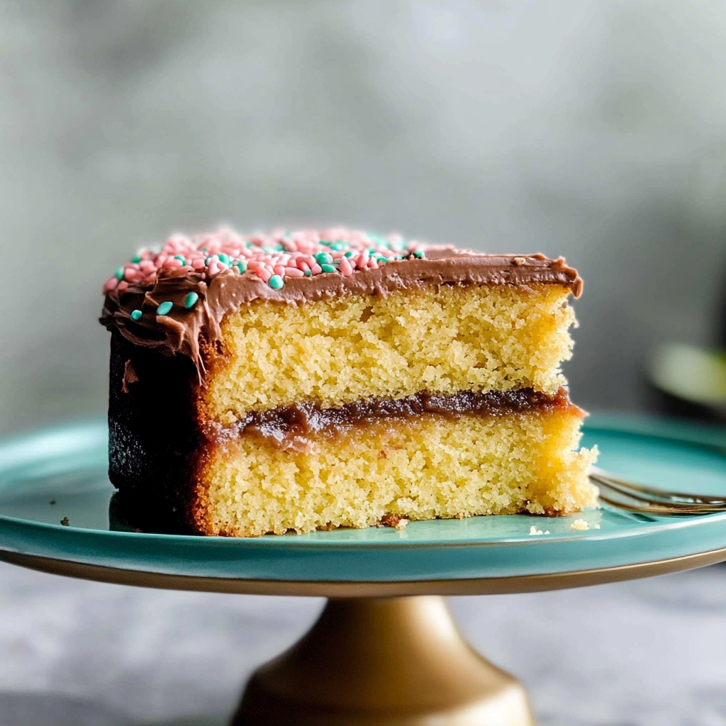 Recipe preparation for The Best Yellow Cake