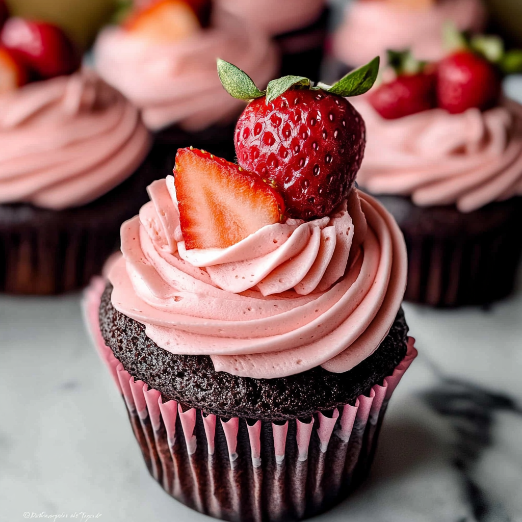 Recipe preparation for Strawberry Buttercream Frosting Recipe
