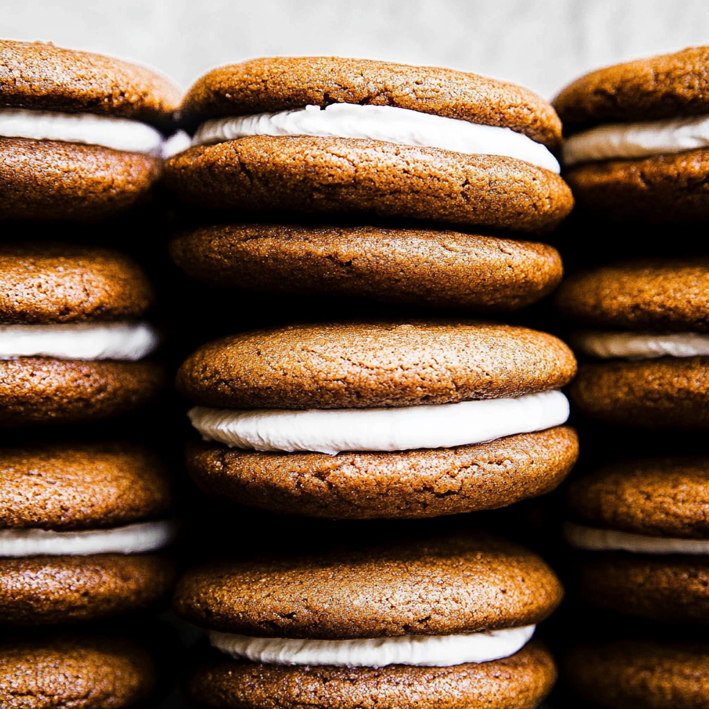 Recipe preparation for Gingerbread Whoopie Pies