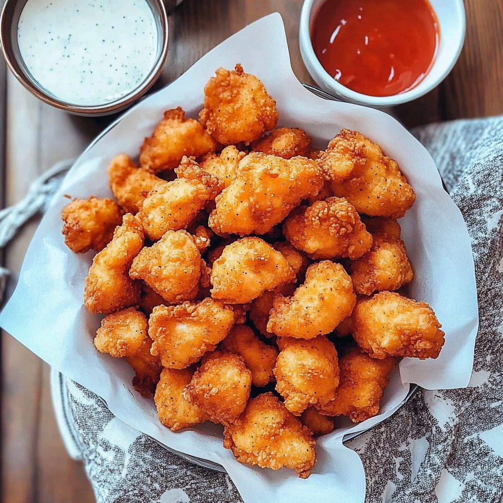 Recipe preparation for Popcorn Chicken