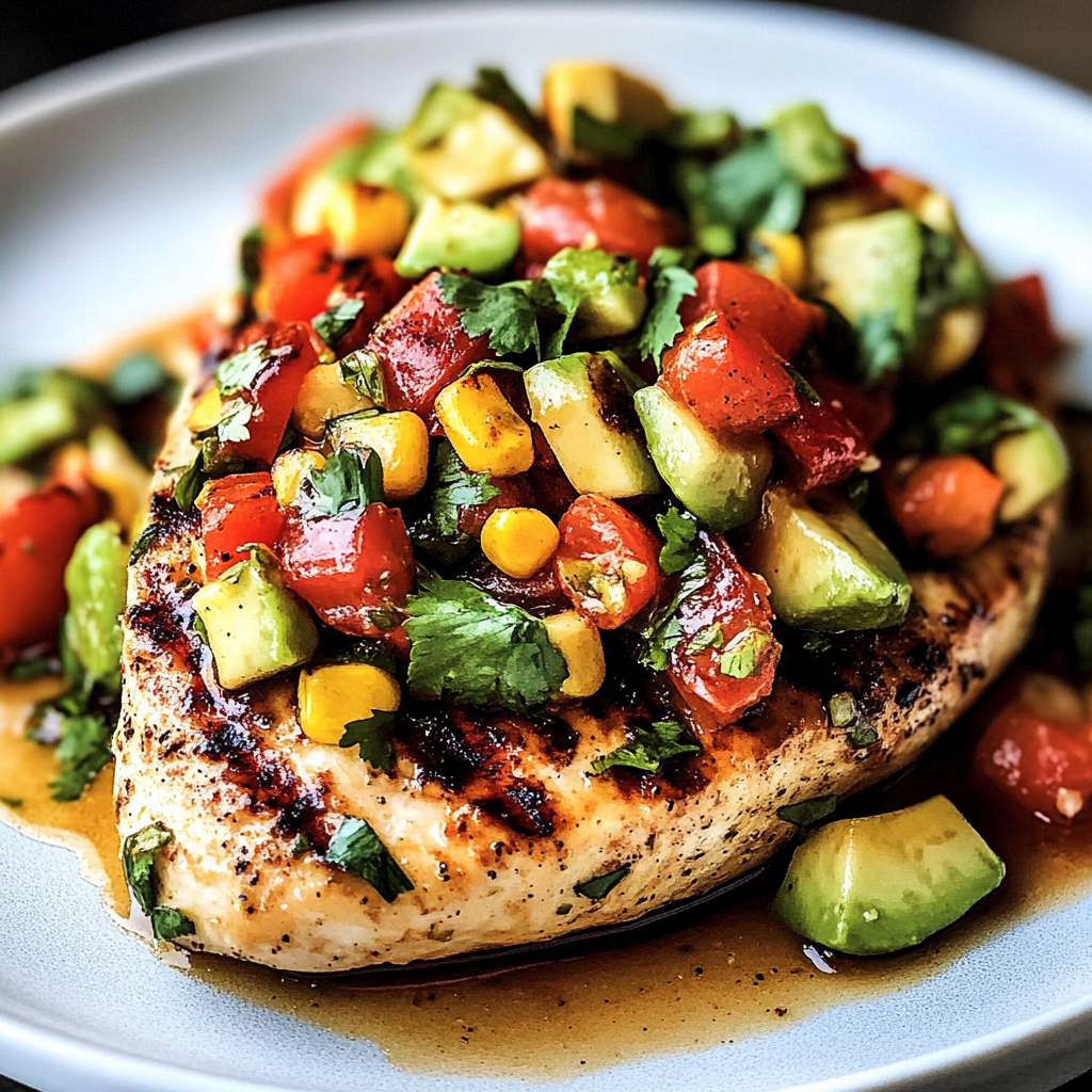 Recipe preparation for Fiesta Lime Chicken Recipe with Avocado