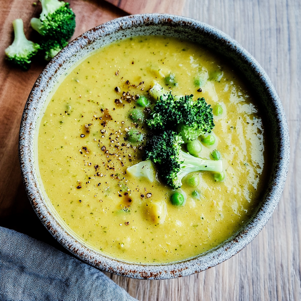 Recipe preparation for Broccoli Cauliflower Soup