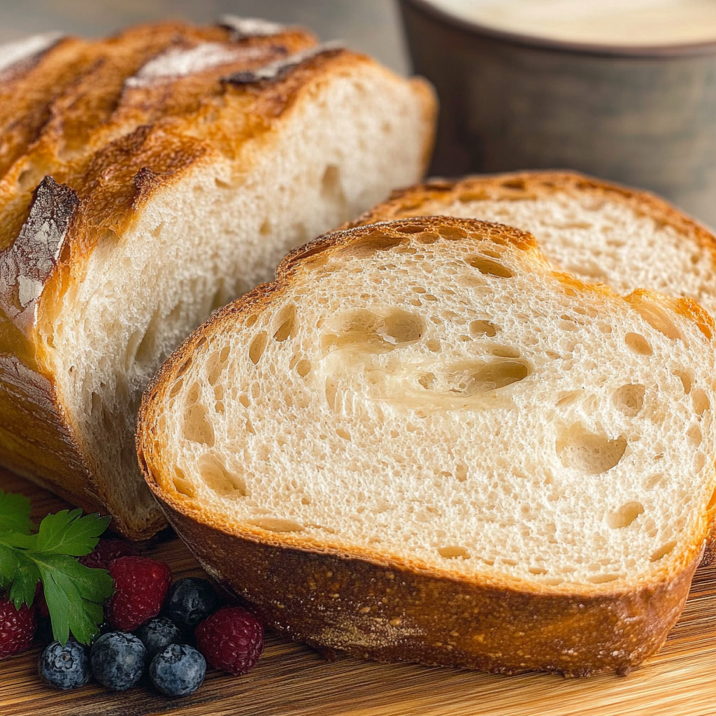 Recipe preparation for Sourdough Bread