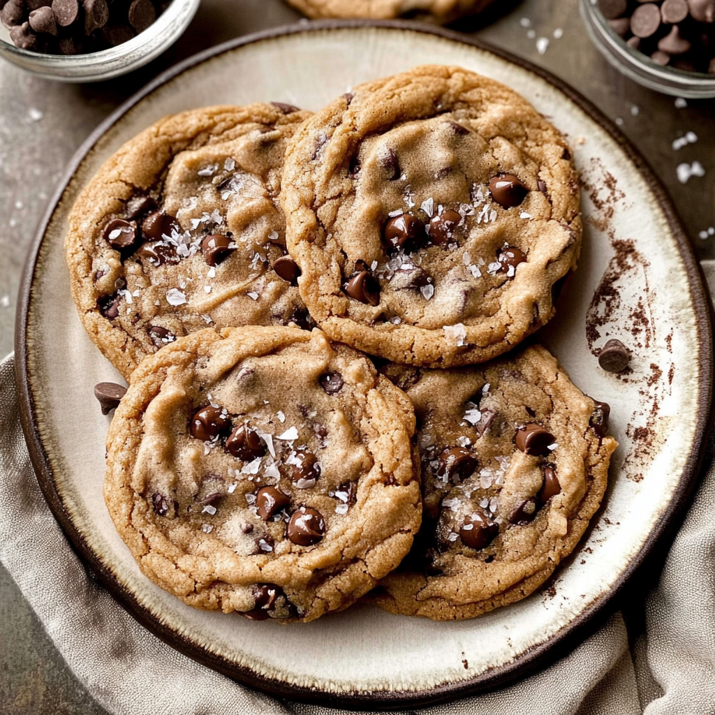Recipe preparation for Espresso Chocolate Chip Cookies