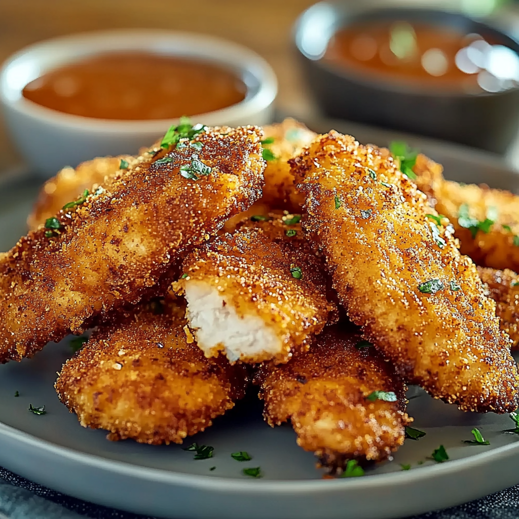 Recipe preparation for Easy Crack Chicken Tenders