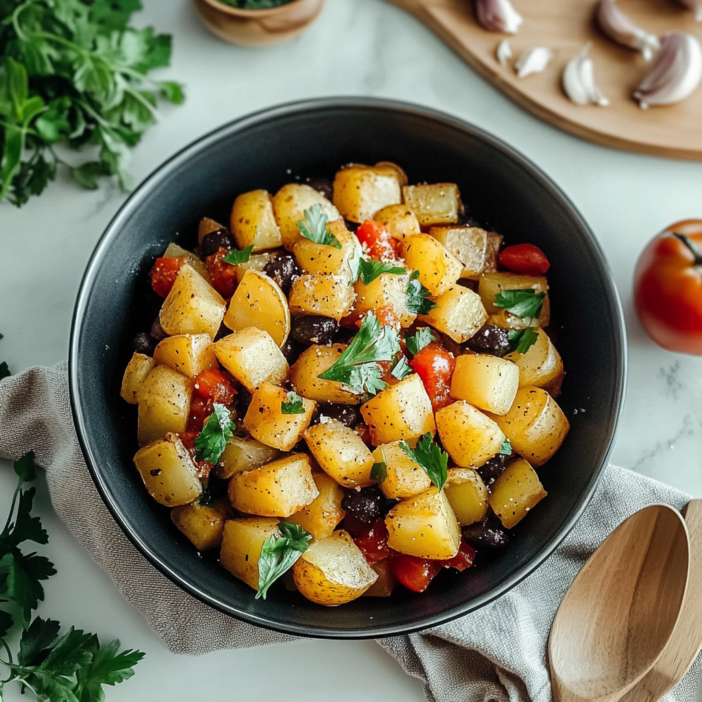 Recipe preparation for Mexican Potatoes