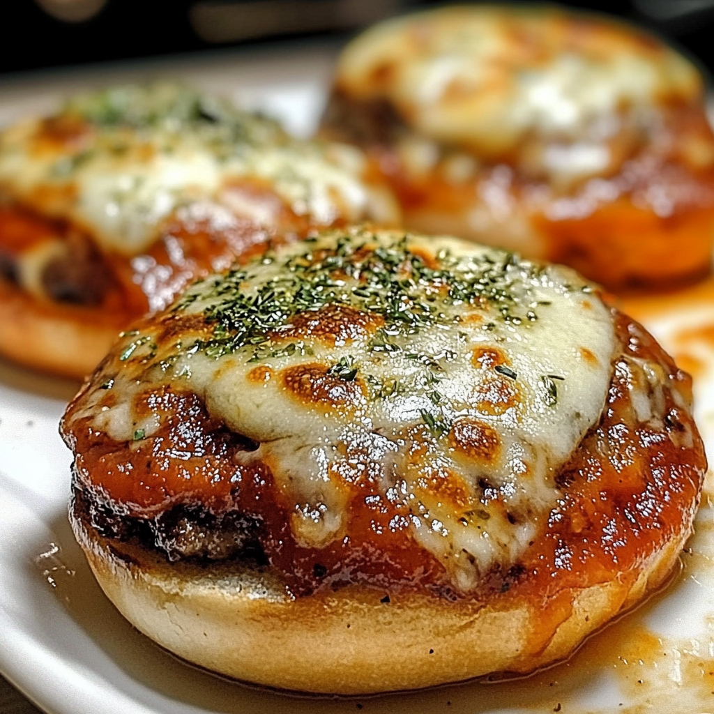 Recipe preparation for Pizza Burgers