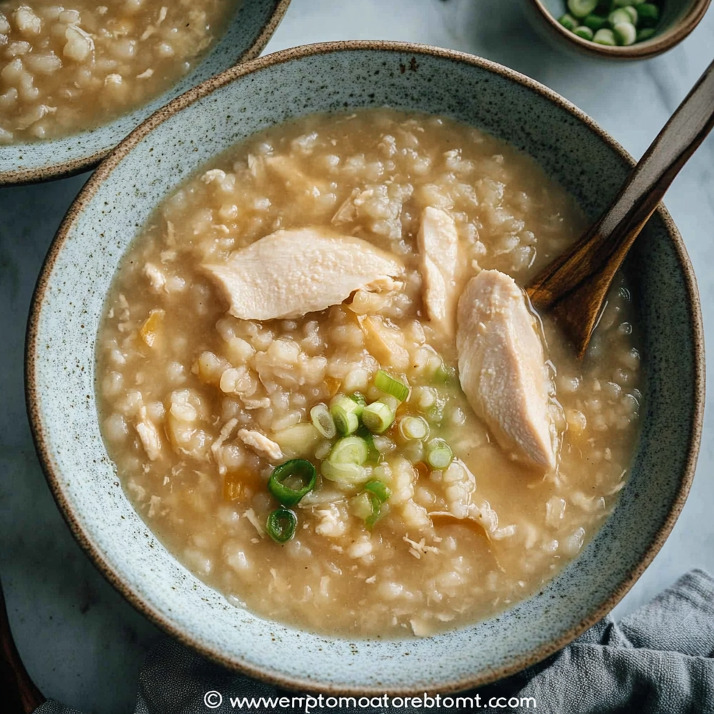 Recipe preparation for Chicken Congee
