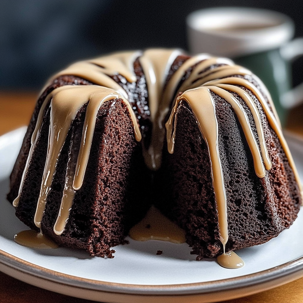 Recipe preparation for Guinness Chocolate Bundt Cake