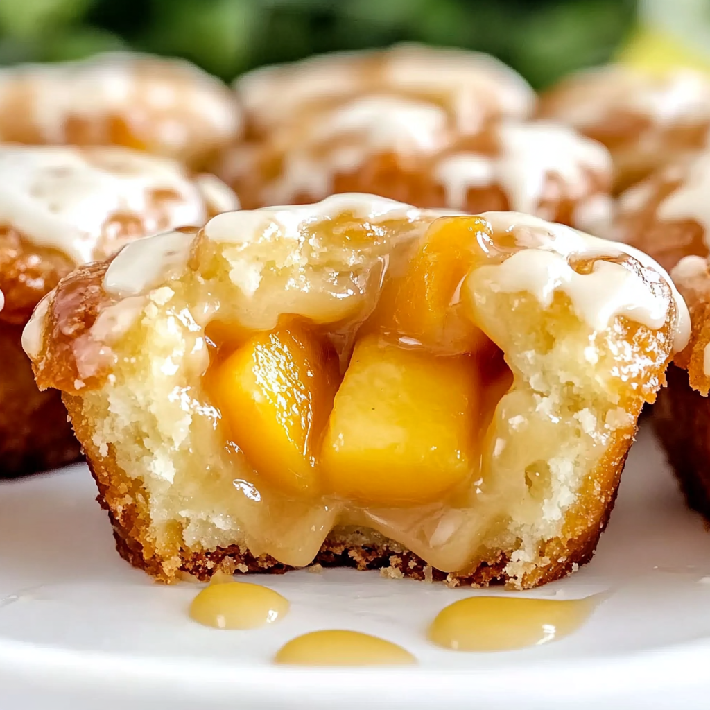 Recipe preparation for Mini Peach Pies