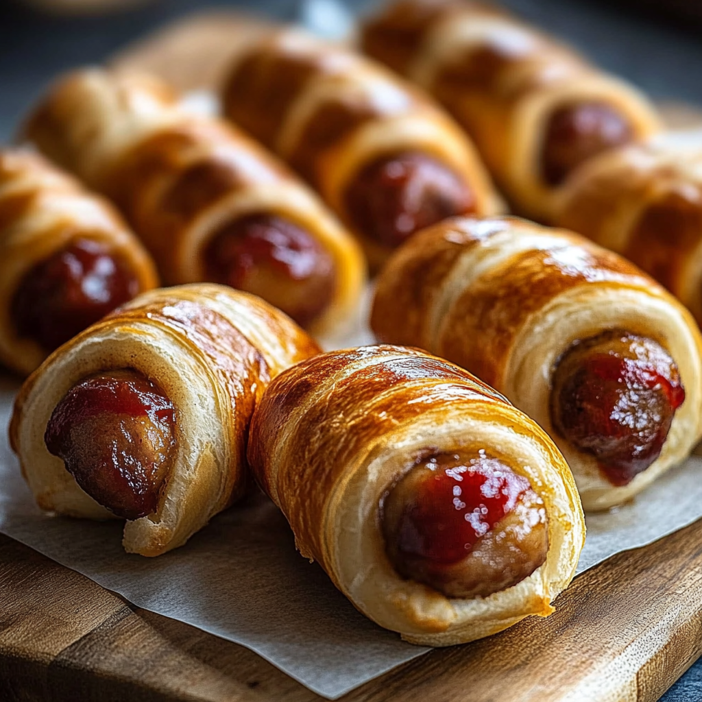 Recipe preparation for Pigs in a Blanket Smokies