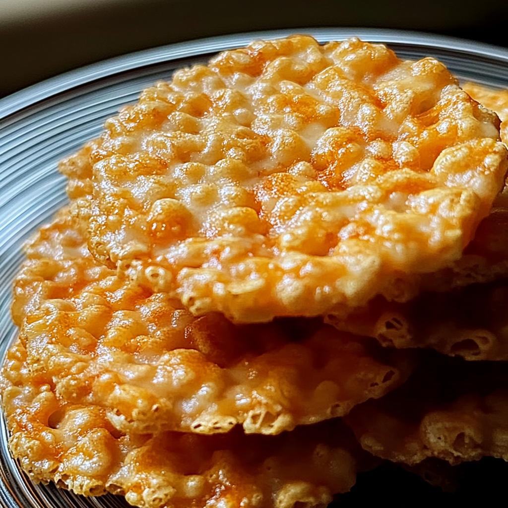 Recipe preparation for Rice Krispie Cheddar Crackers