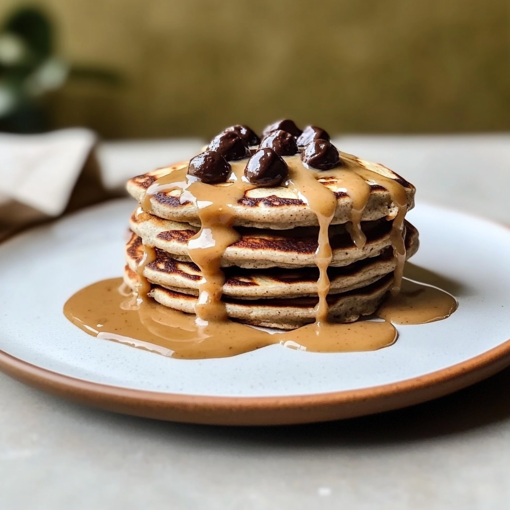 Recipe preparation for Espresso Chip Pancakes