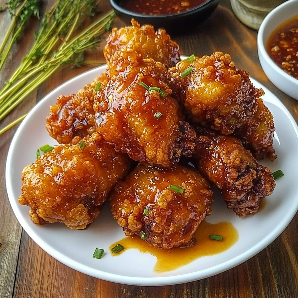 Recipe preparation for Southern Hot Honey Fried Chicken
