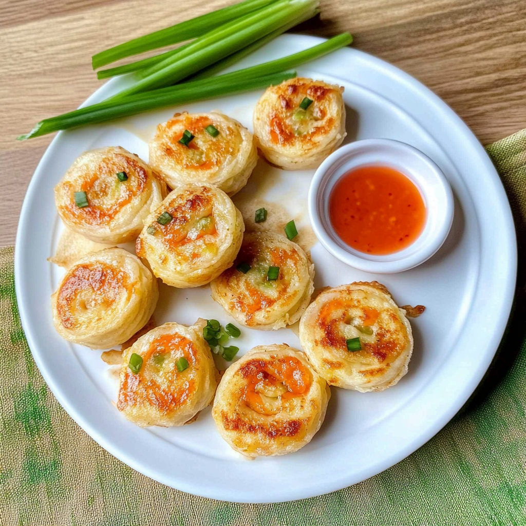 Recipe preparation for Crab Rangoon Pinwheels
