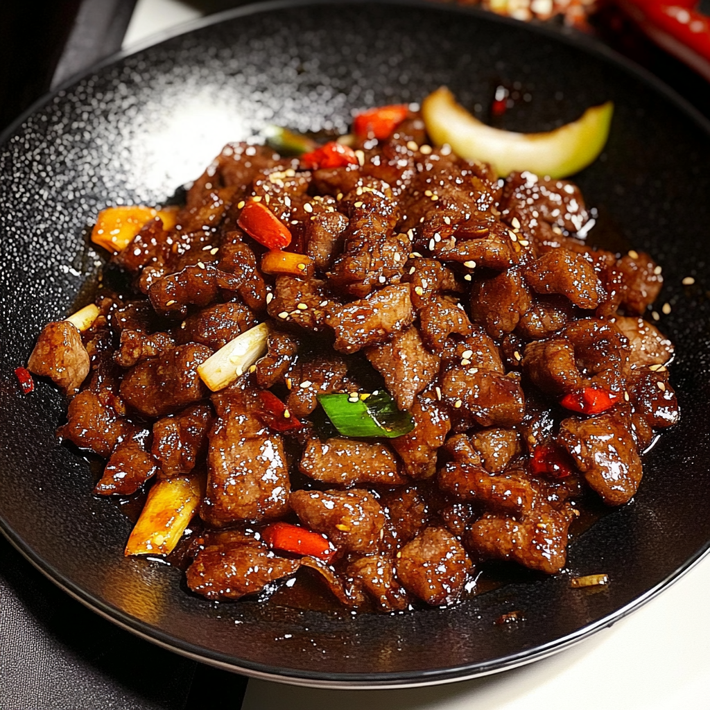 Recipe preparation for Beijing Beef– Crispy, Sweet, and Spicy Perfection