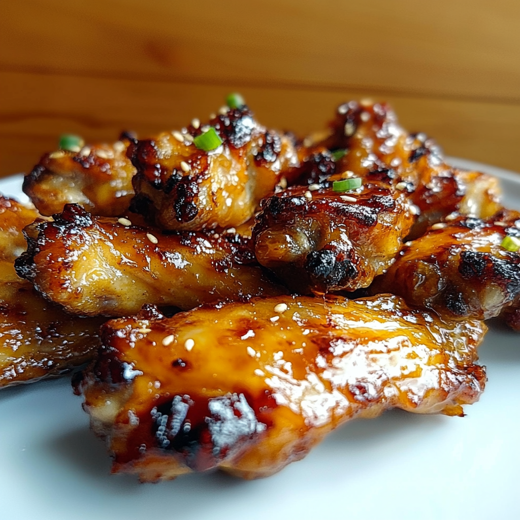 Recipe preparation for Sticky Pineapple-Teriyaki Chicken Wings