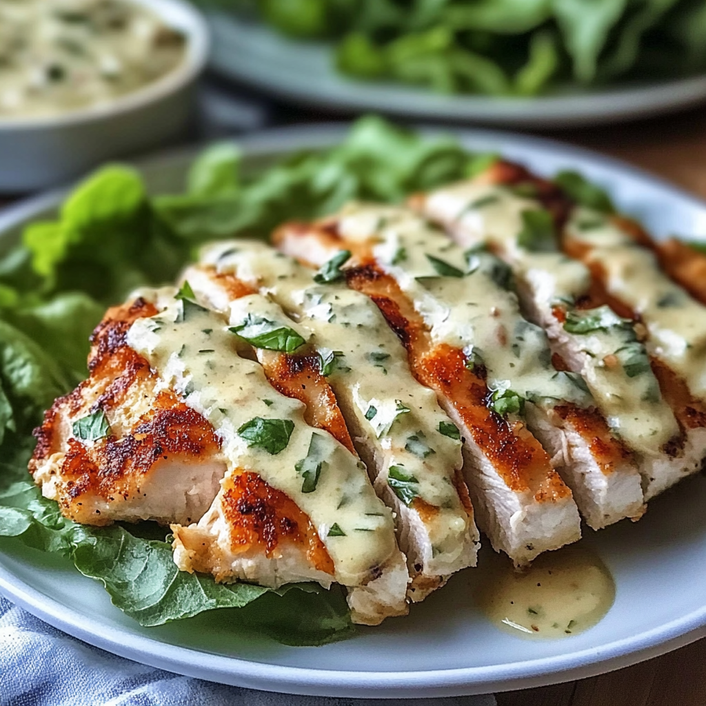 Recipe preparation for Caesar Chicken
