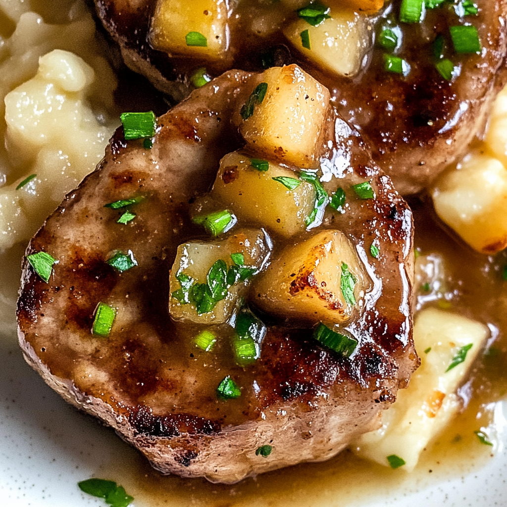 Recipe preparation for Apple Chutney Pork Chops