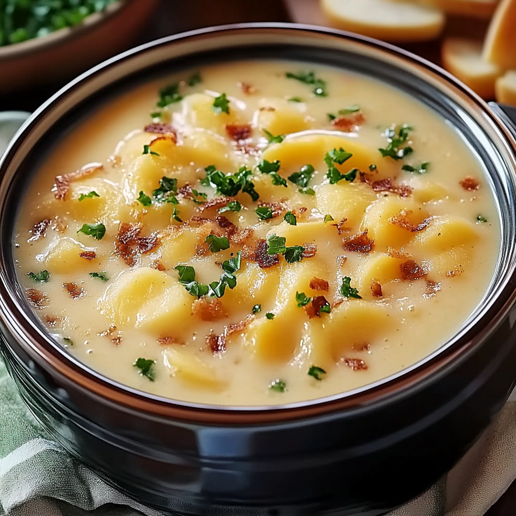 Recipe preparation for Crock Pot Crack Potato Soup