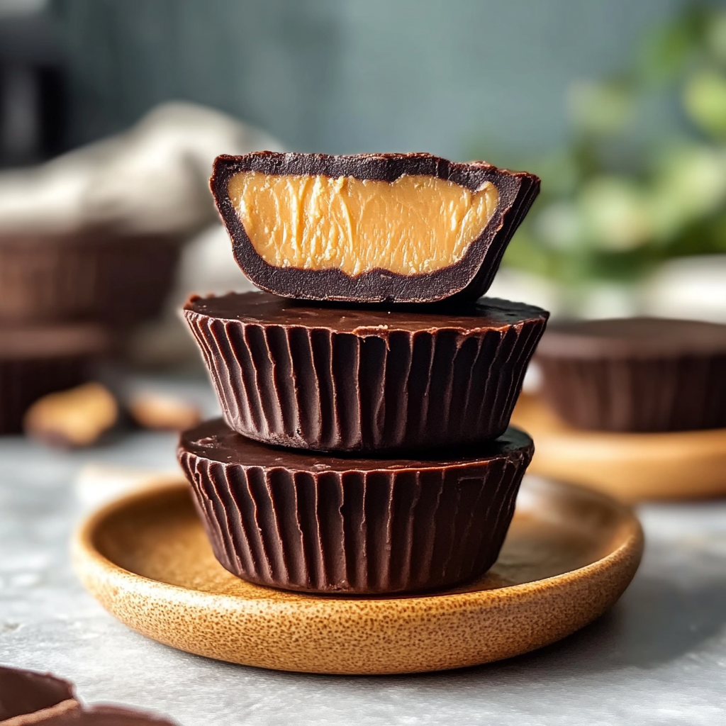 Recipe preparation for Homemade Peanut Butter Cups
