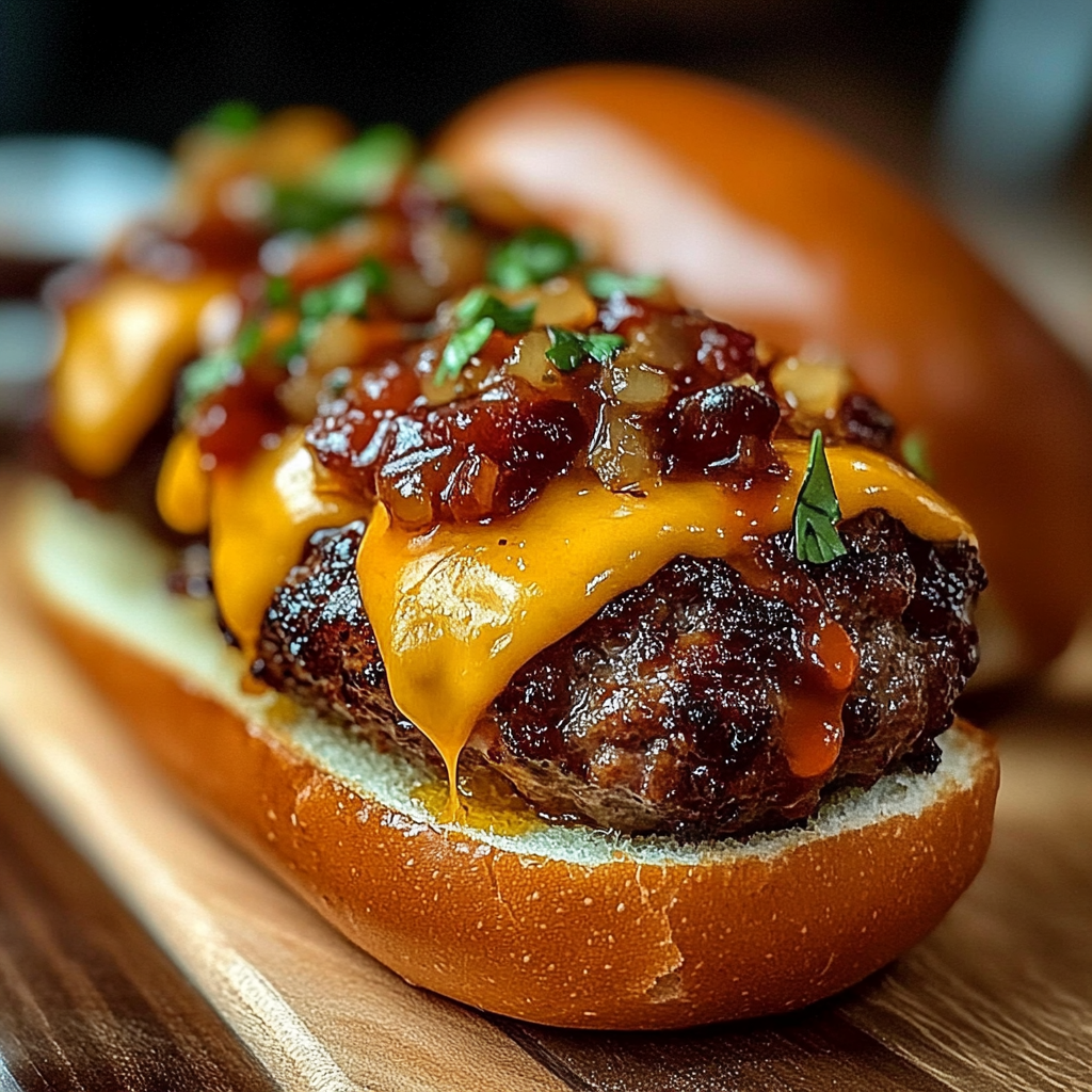 Recipe preparation for Bacon Cheeseburger Meatball