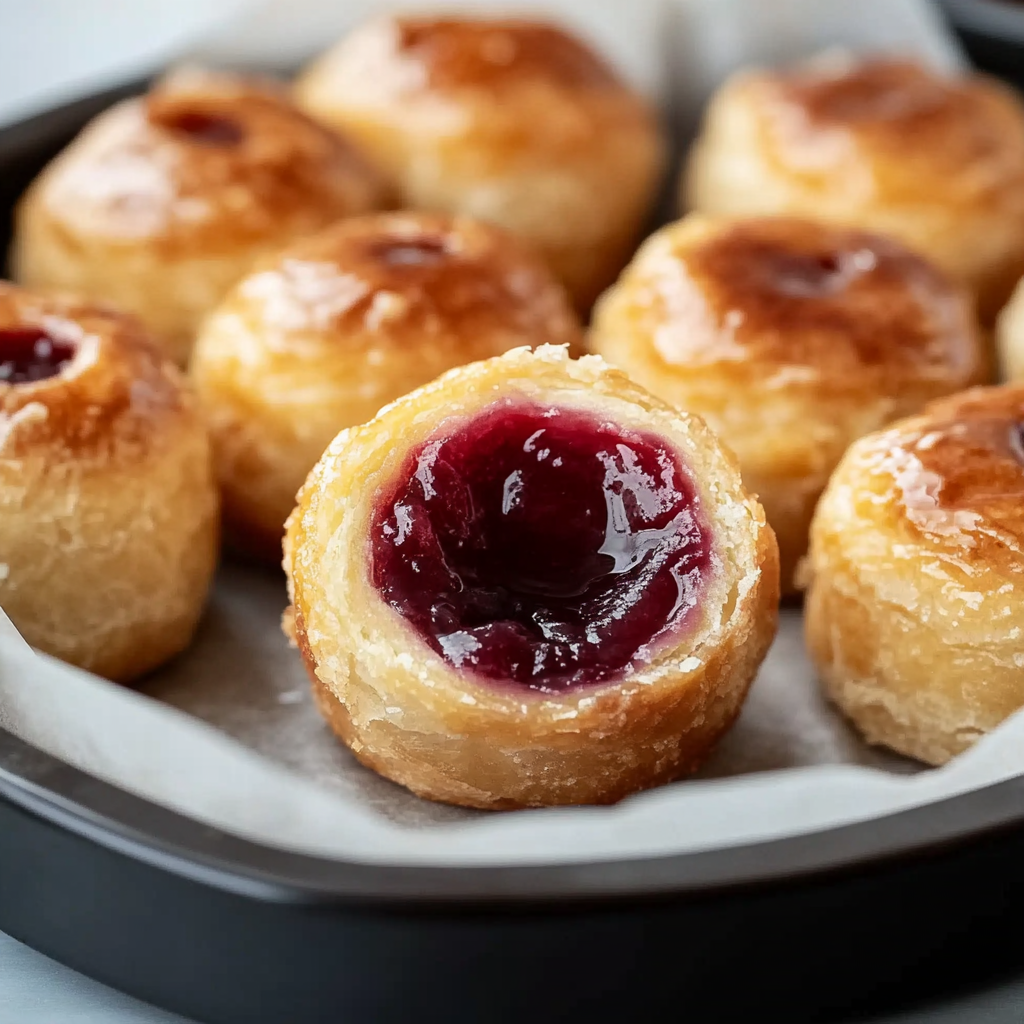 Recipe preparation for Cherry Pie Bites