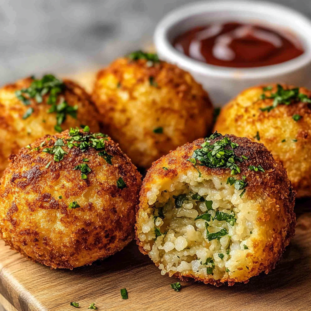 Recipe preparation for Baked Arancini Recipe
