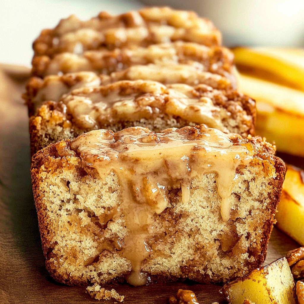 Recipe preparation for Cinnamon Apple Bread