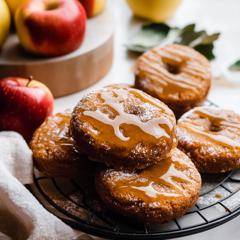 Recipe preparation for caramel apple cider cookies