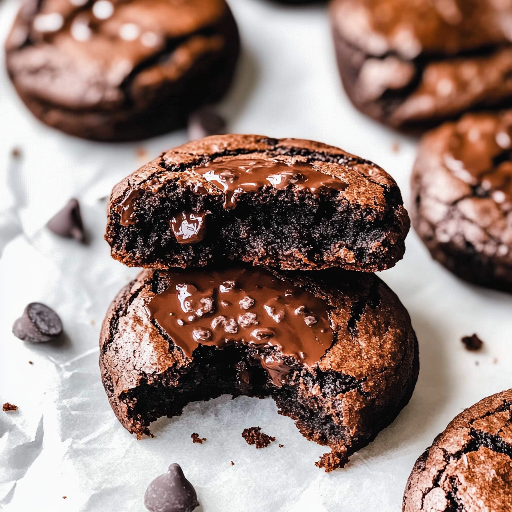 Recipe preparation for Easy 30 Minute Chocolate Biscuits