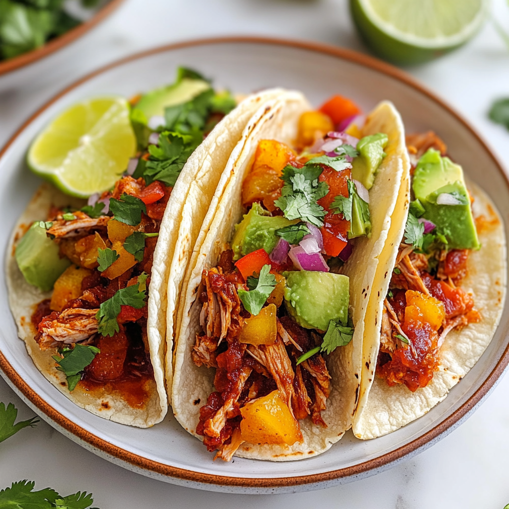 Recipe preparation for Tacos Al Pastor