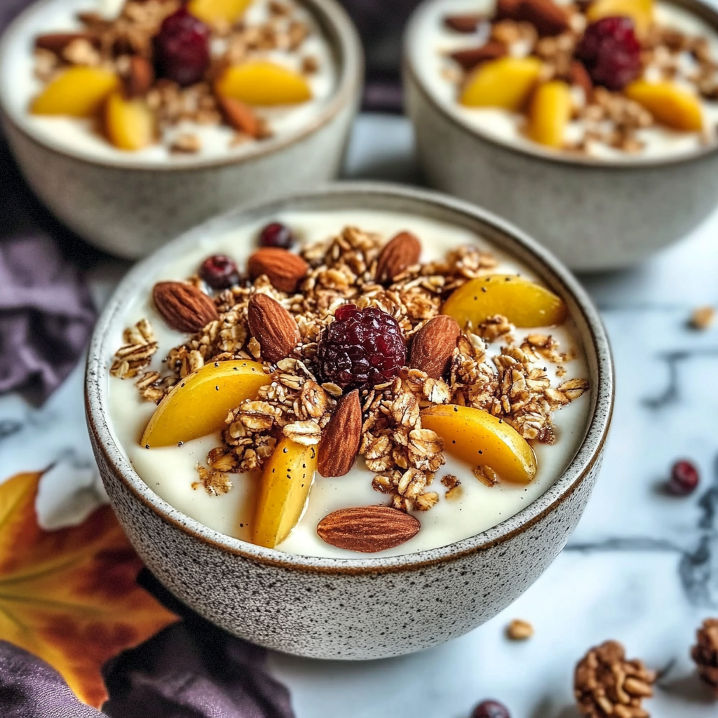 Recipe preparation for Fall Yogurt Bowls: A Cozy Seasonal Breakfast