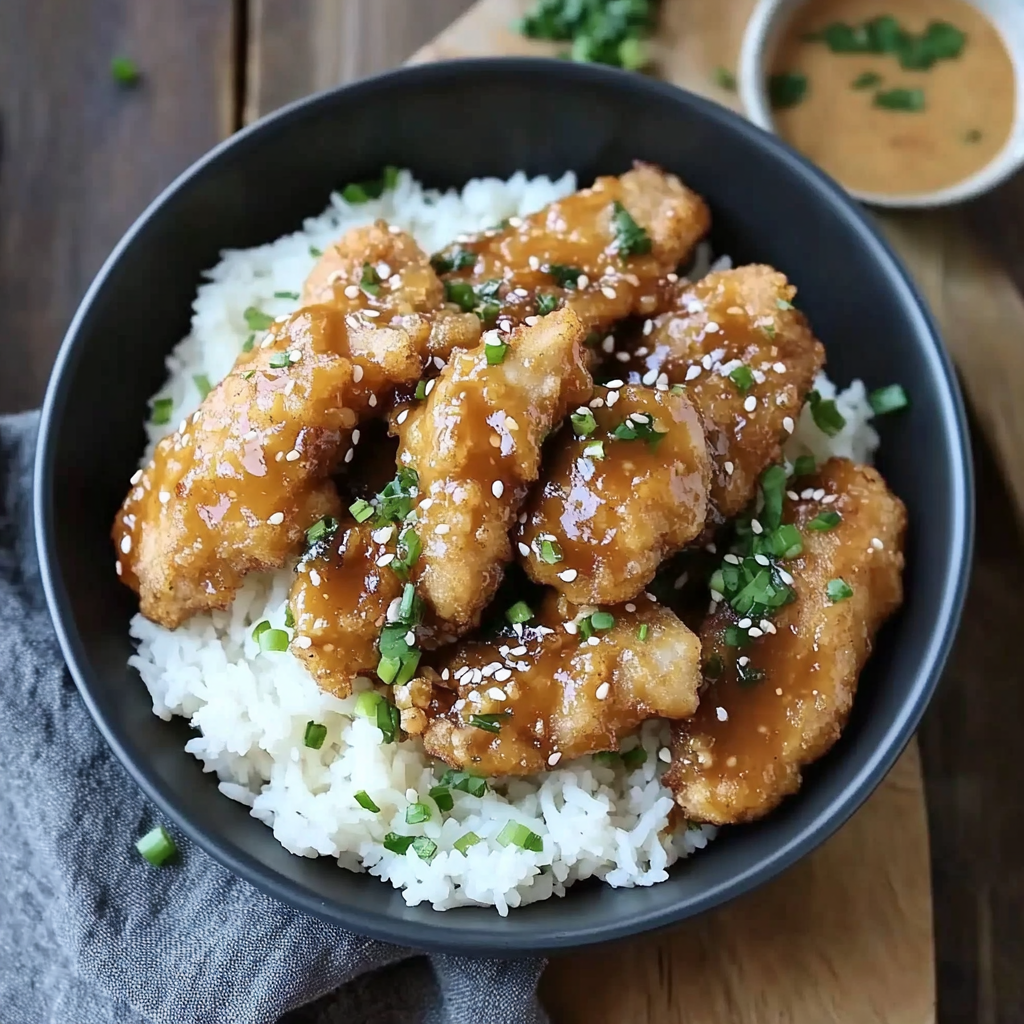 Recipe preparation for Bang Bang Chicken