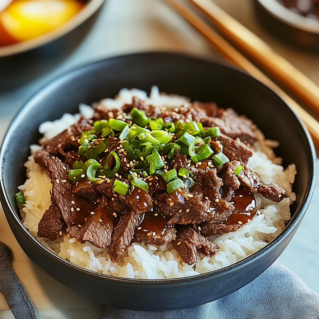 Recipe preparation for Korean Beef Bowl: A Quick and Flavorful Meal to Delight Your Taste Buds