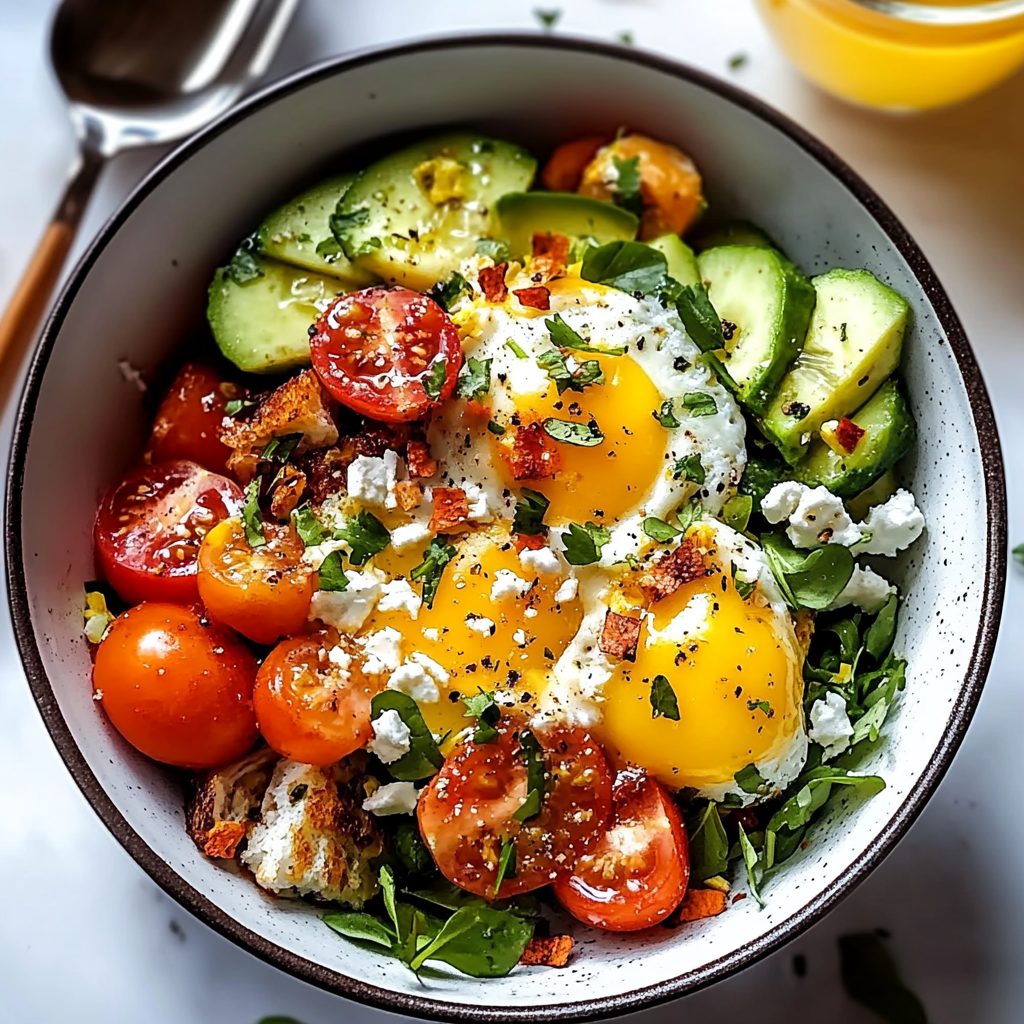 Recipe preparation for Savory Breakfast Bowl