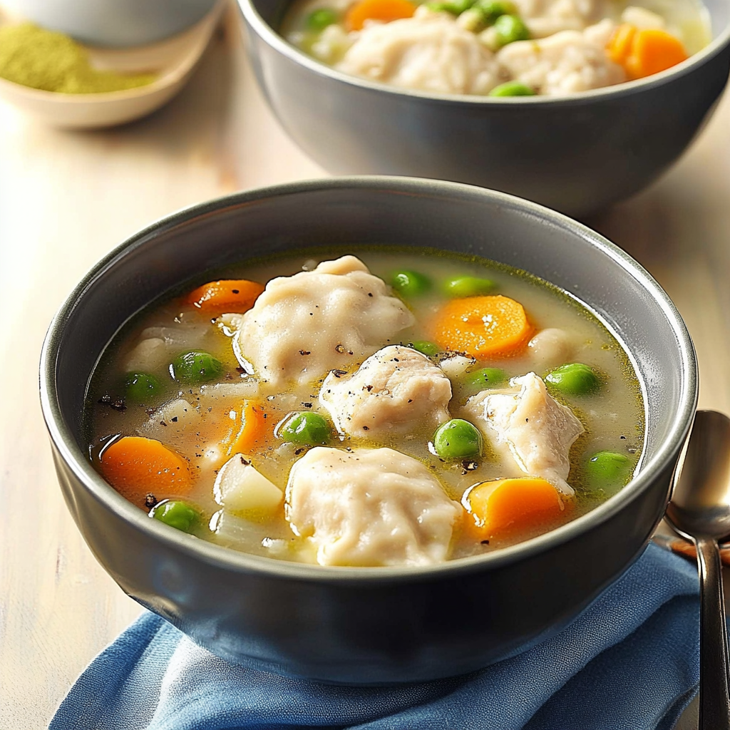Recipe preparation for Turkey Dumpling Soup