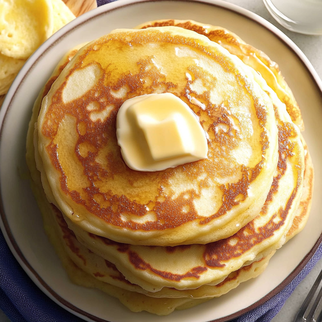 Recipe preparation for Buttermilk Pancakes