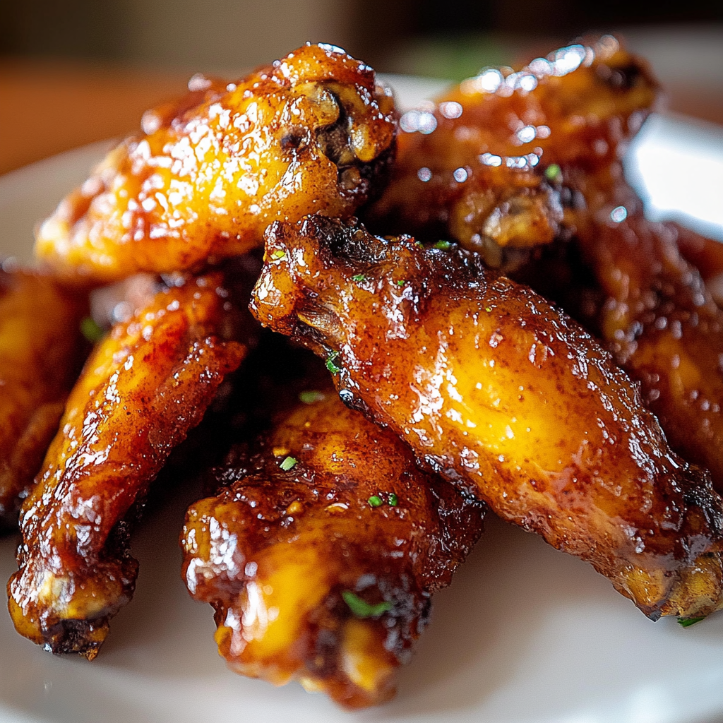 Recipe preparation for Brown Sugar Pineapple Wings Chicken