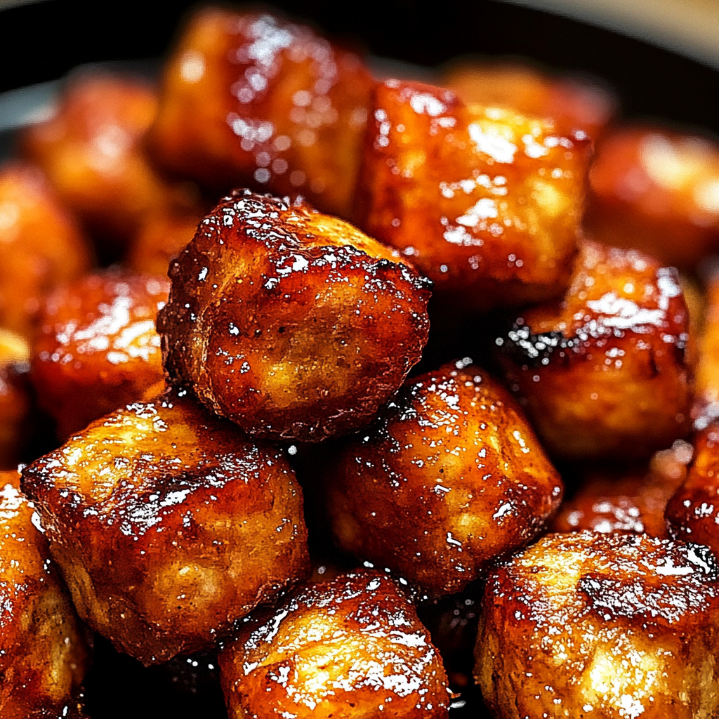Recipe preparation for Garlic Pork Bites