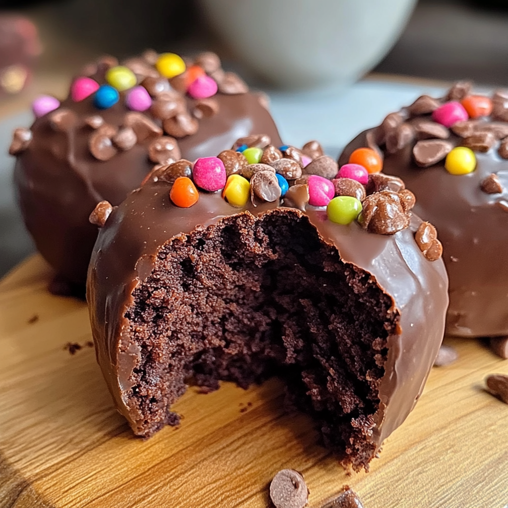 Recipe preparation for Cosmic Brownie Protein Bites