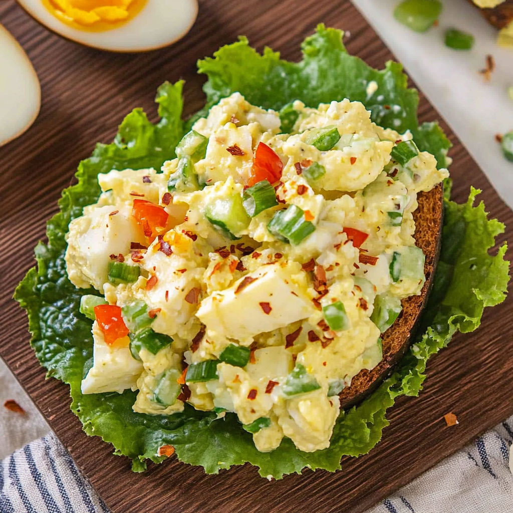 Recipe preparation for Cottage Cheese Egg Salad