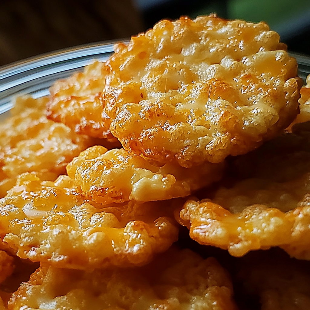Recipe preparation for Rice Krispie Cheddar Crackers