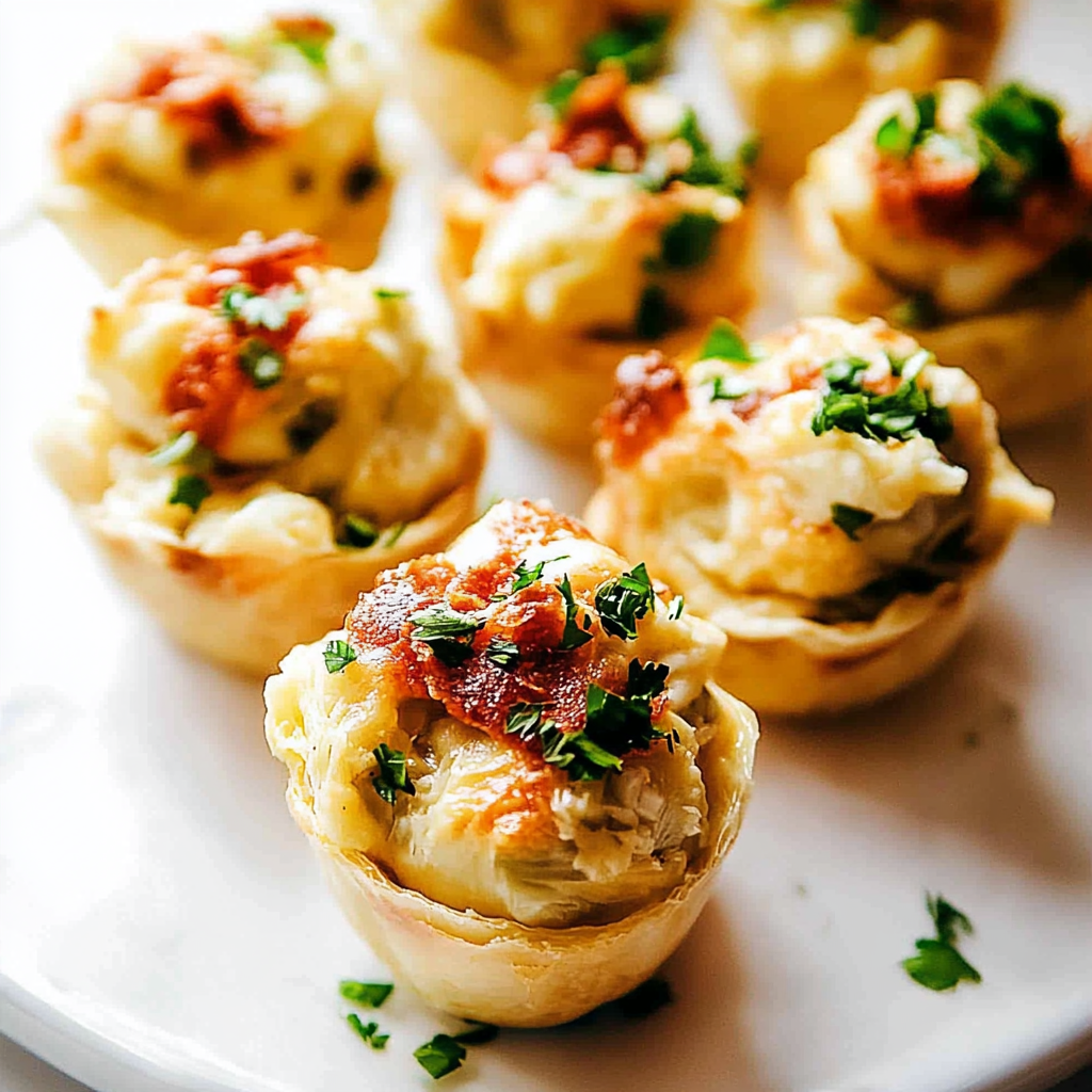 Recipe preparation for Artichoke Bites