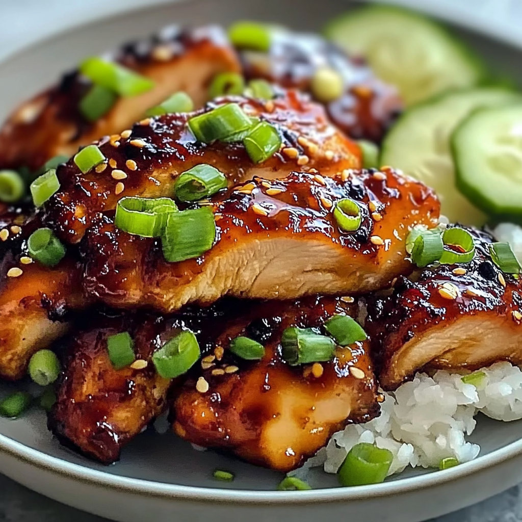 Recipe preparation for Sticky Honey Gochujang Chicken